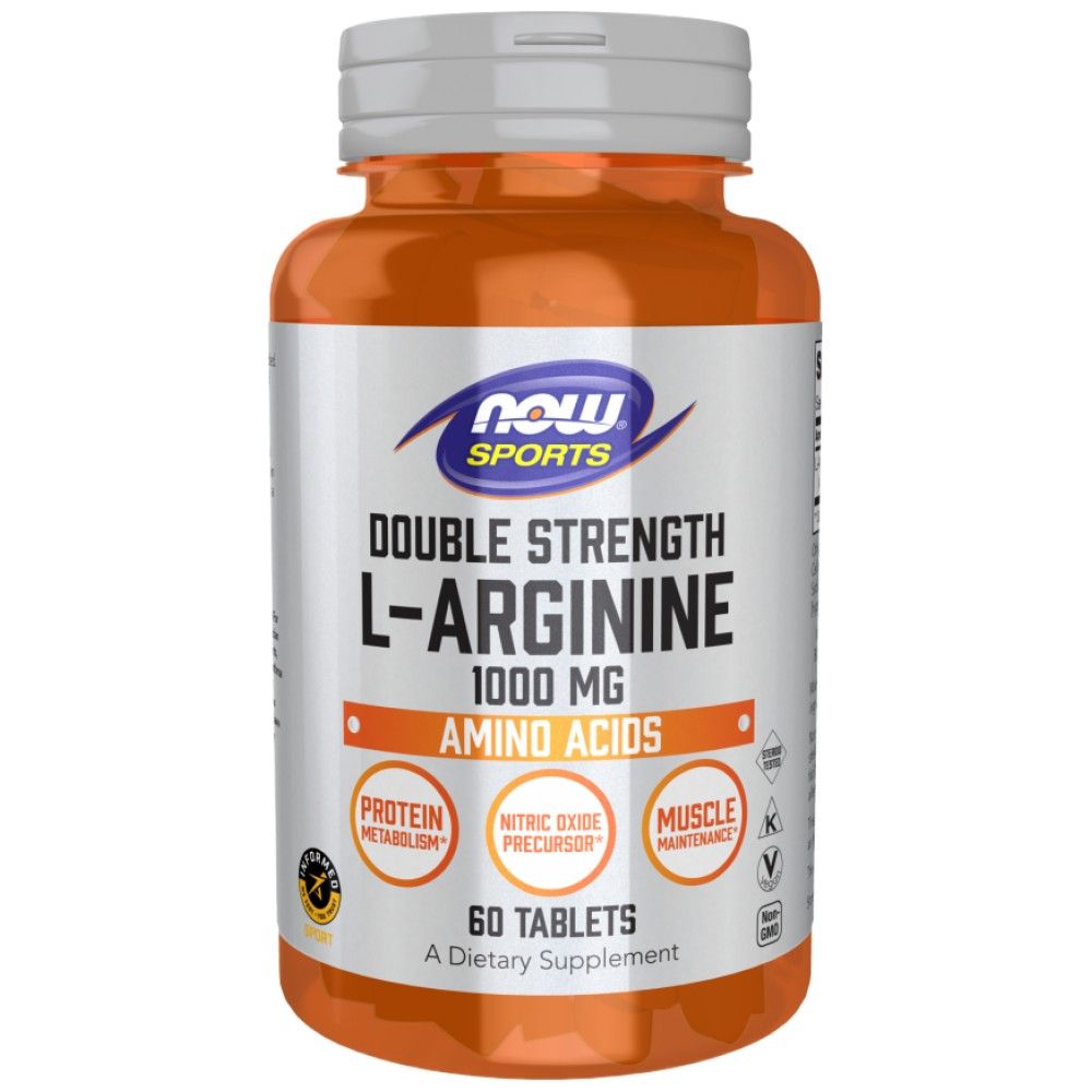 L-Arginine 1000 mg / Double Strength - 60 Таблетки - Feel You