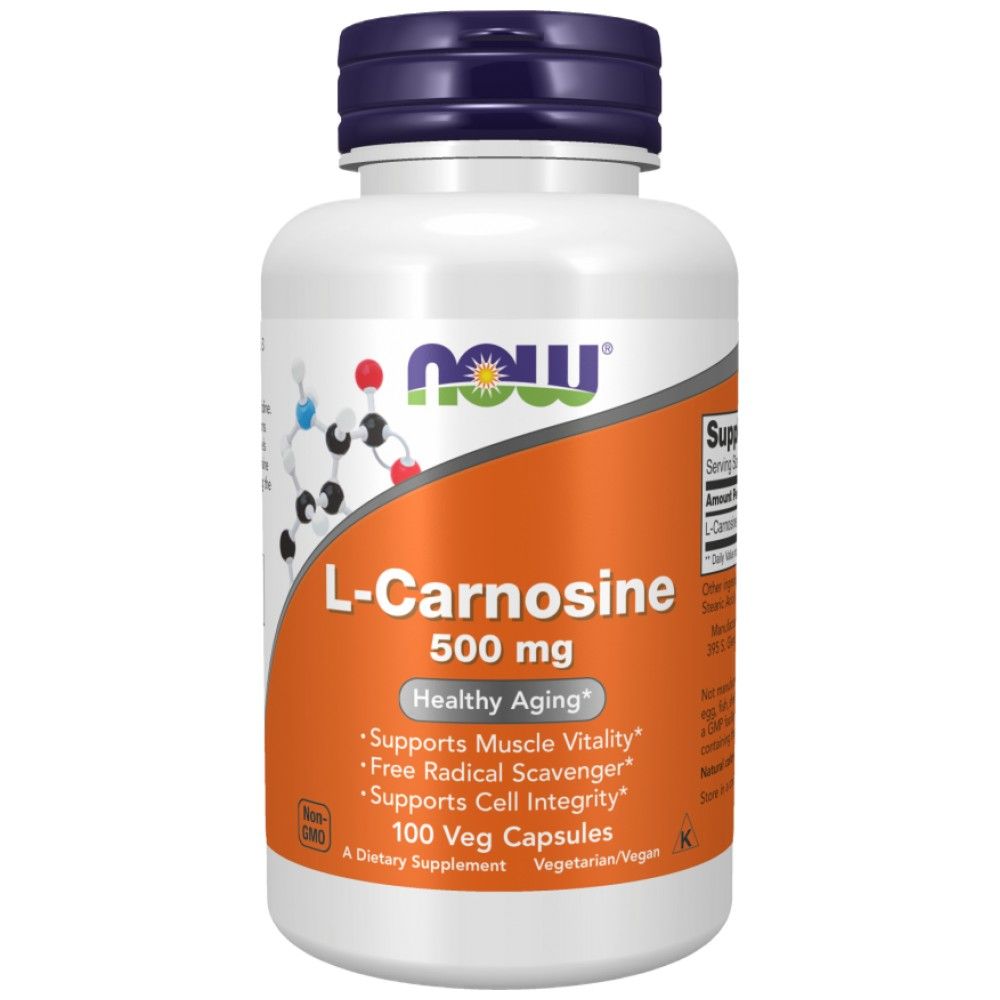 L-Carnosine 500 mg - 100 капсули - Feel You
