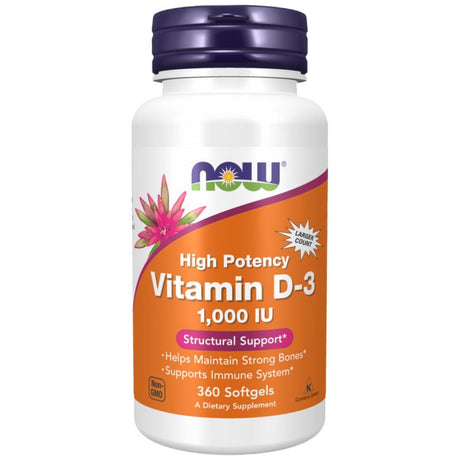 Vitamin D-3 1000 IU - 360 Гел капсули - Feel You