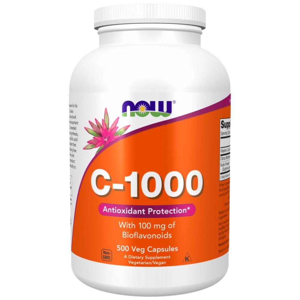 Vitamin C-1000 / with Bioflavonoids - 100 капсули - Feel You