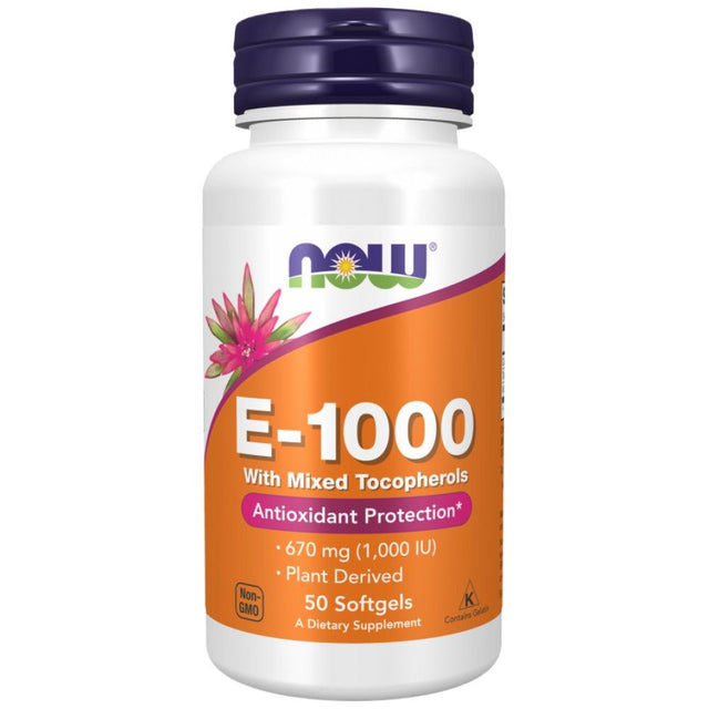 Vitamin E-1000 Natural - 50 Гел капсули - Feel You