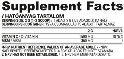 Vita C + MSM - 150 грама - Feel You