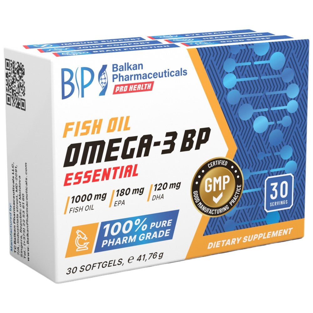 Omega-3 BP Essential - 30 Гел капсули - Feel You