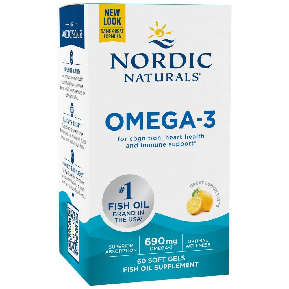 Omega-3 690 mg - 60 Гел капсули - Feel You