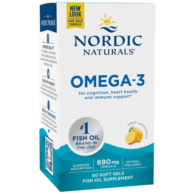 Omega-3 690 mg - 60 Гел капсули - Feel You