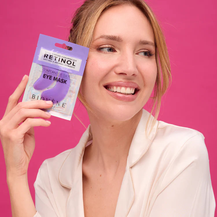 Ретинол маска за очи с пептиди и хиалуронова киселина за подмладяване 1 чифт - Feel You