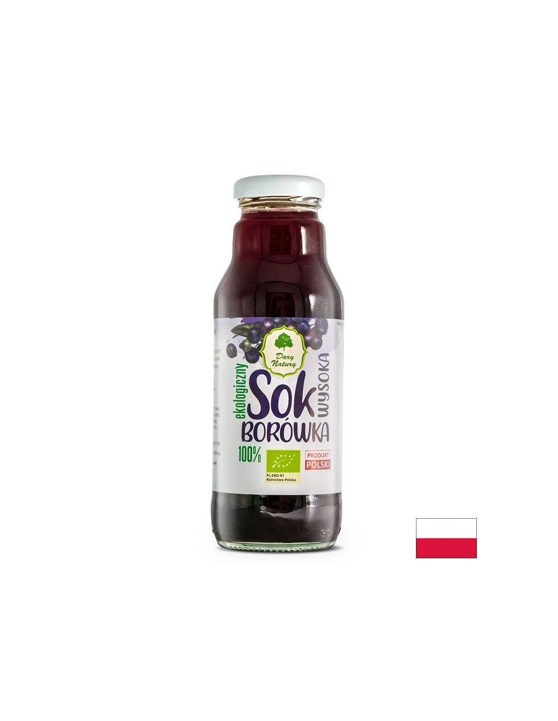 100% Сок от Американски сини боровинки Био, 270 ml Dary Natury - Feel You