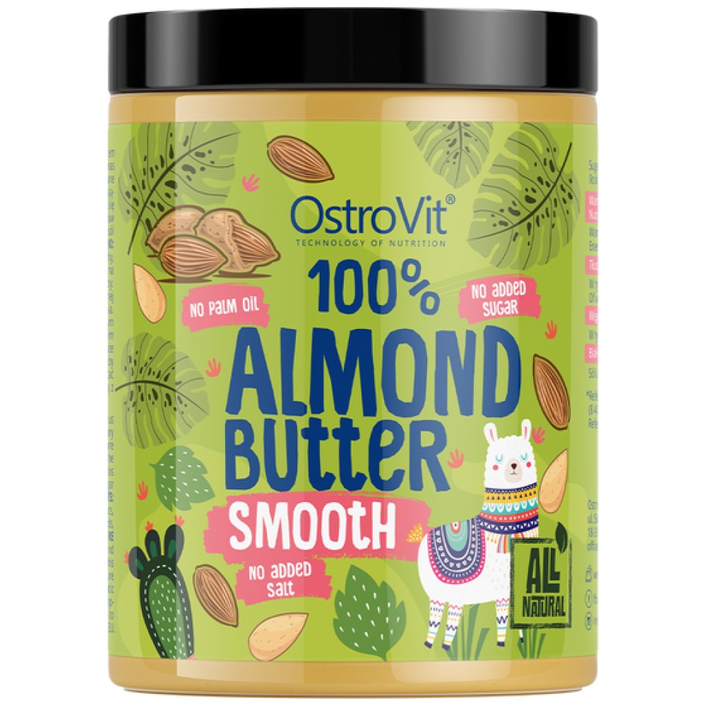 100% Almond Butter Smooth 1000 грама - Feel You