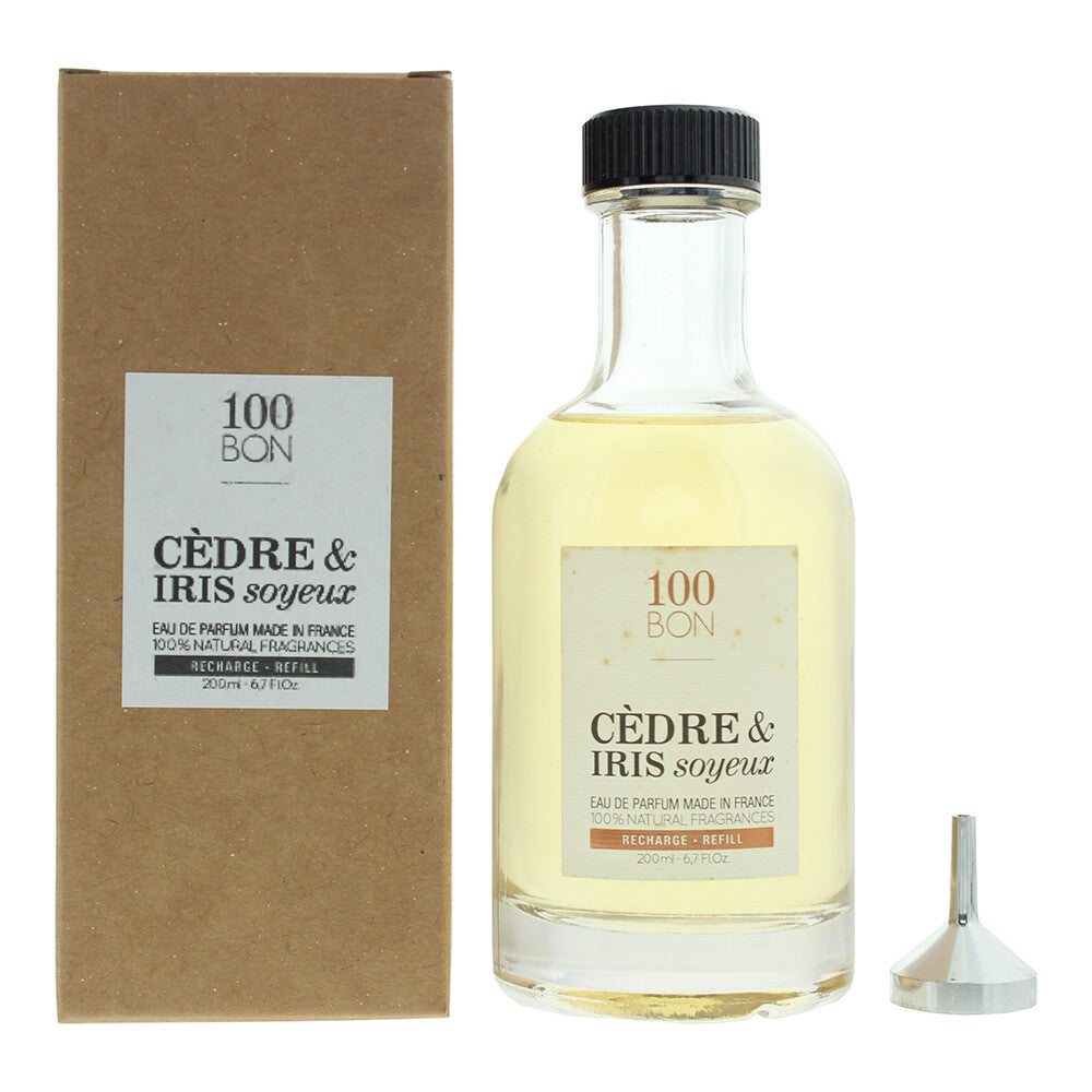 100 Bon, Cedre & Iris Soyeux, Eau De Parfum, Unisex, Refill, 200 ml - Feel You