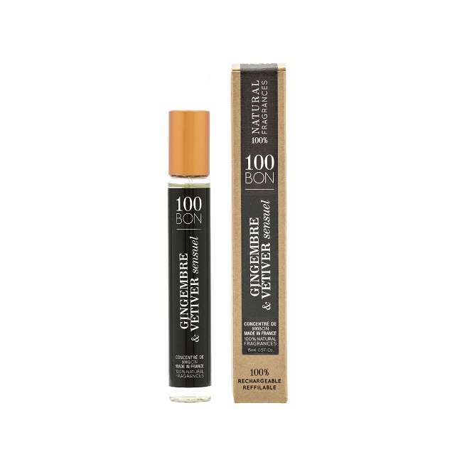 100 Bon, Gingembre & Vetiver Sensuel, Eau De Parfum, Unisex, 15 ml *Miniature - Feel You