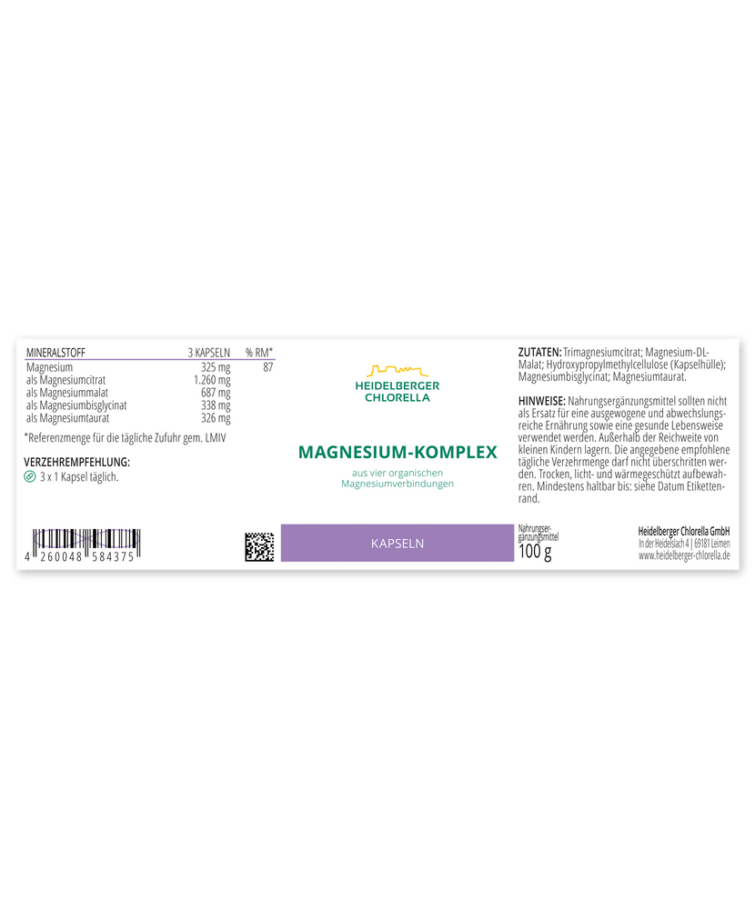 Магнезиев Комплекс - Подкрепа За Здравето С 100 Капсули - Feel You