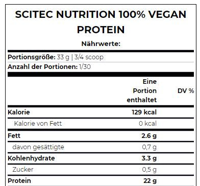 100% Vegan Protein / 33 g - Feel You