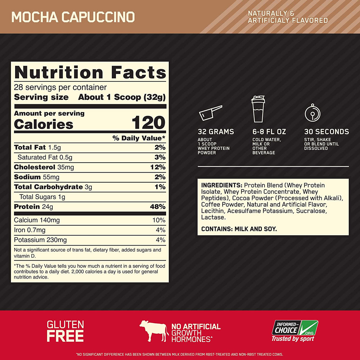 100% Whey Gold Standard - 0.908 kg - Feel You