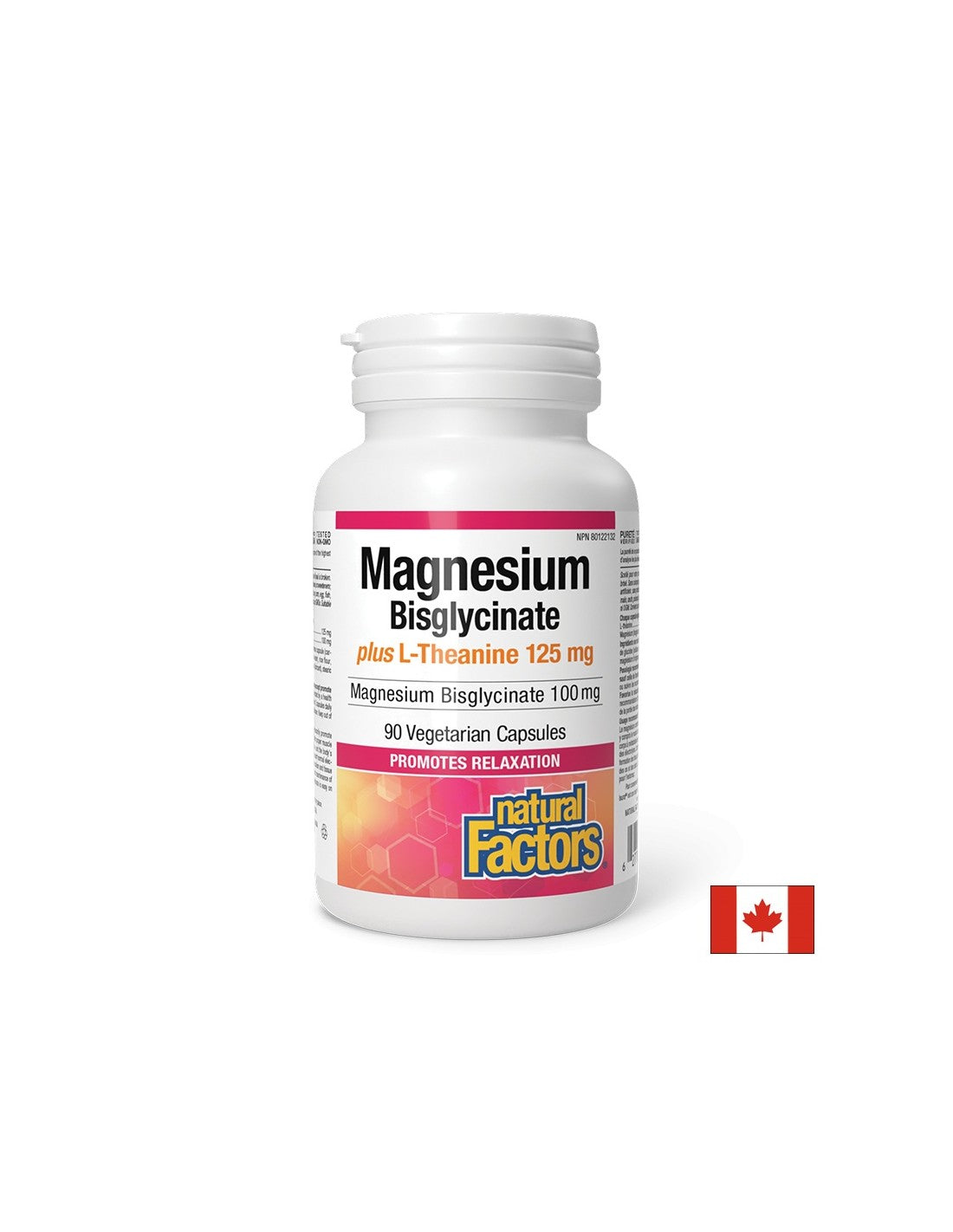 Стрес и добро настроение - Магнезий (бисглицинат)100 mg + Л-Теанин 125 mg х 90 капсули - Feel You