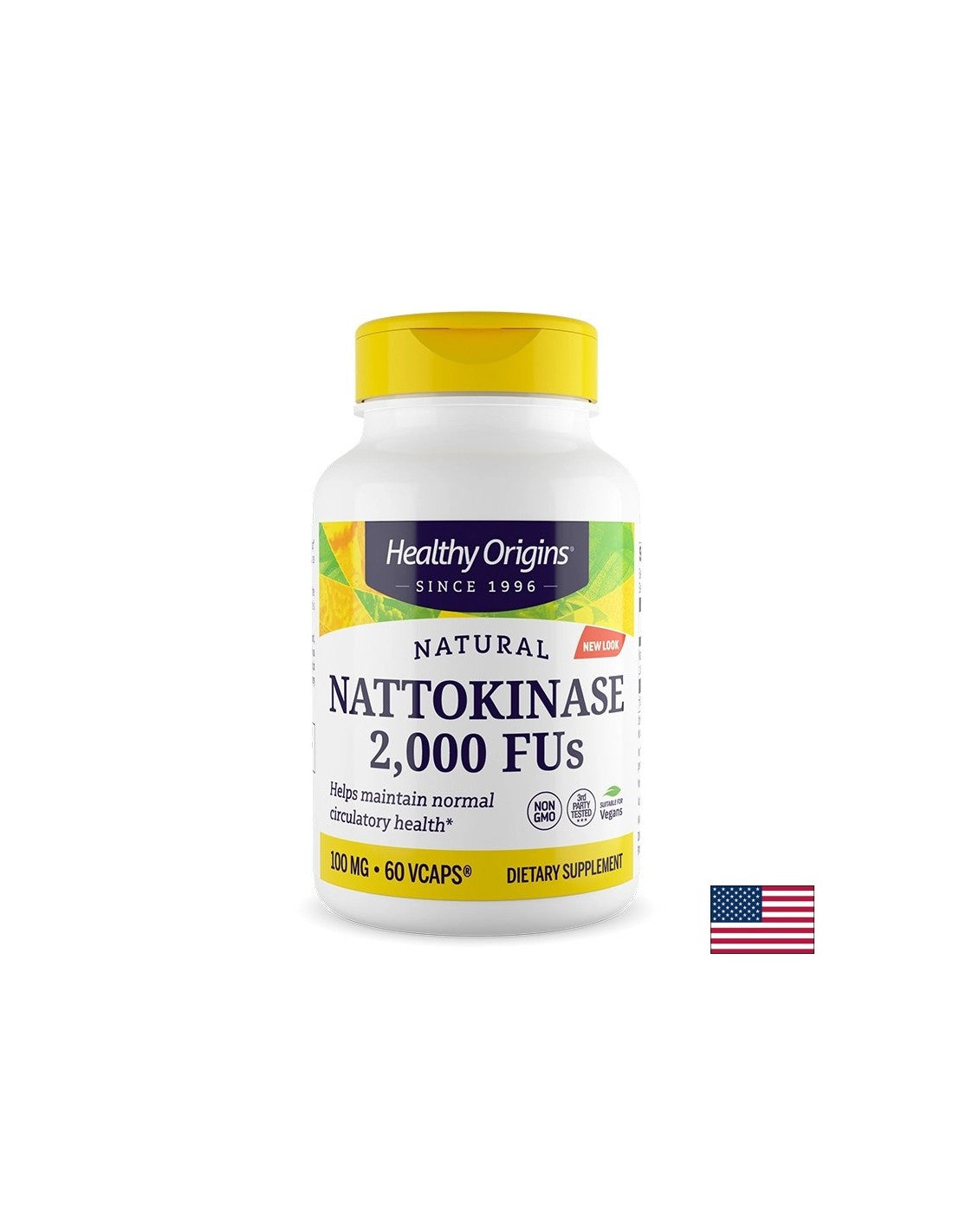 Натокиназа – Здраво кръвообращение и нормално кръвно налягане, 100 mg / 2000 FU, 60 вегетариански капсули - Feel You