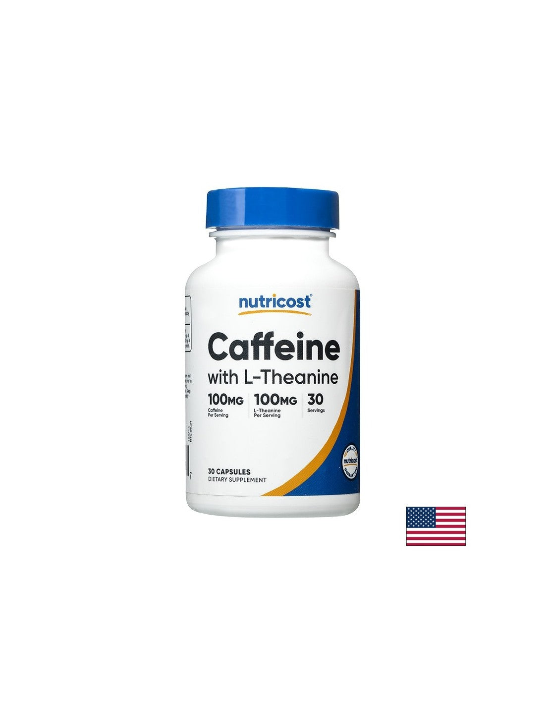 Енергия и добро настроение - Кофеин 100 mg + L-Теанин 100 mg, 30 капсули - Feel You