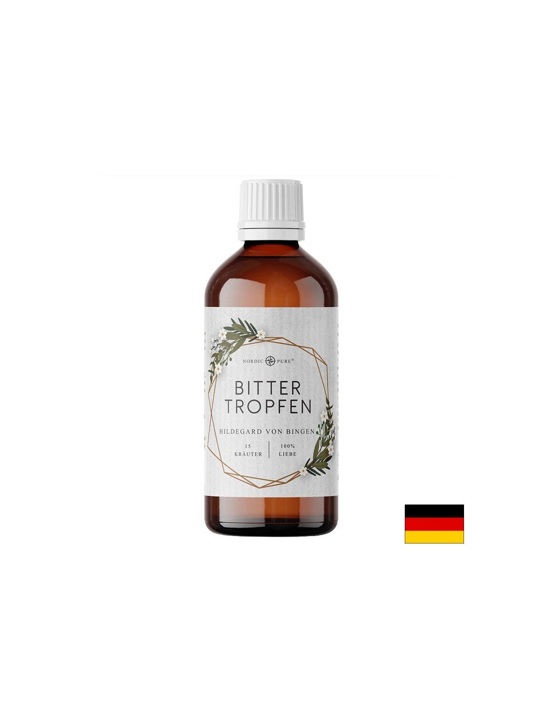 Билкова горчивка - Капки по метода на Хилдегард фон Бинген, 100 ml - Feel You