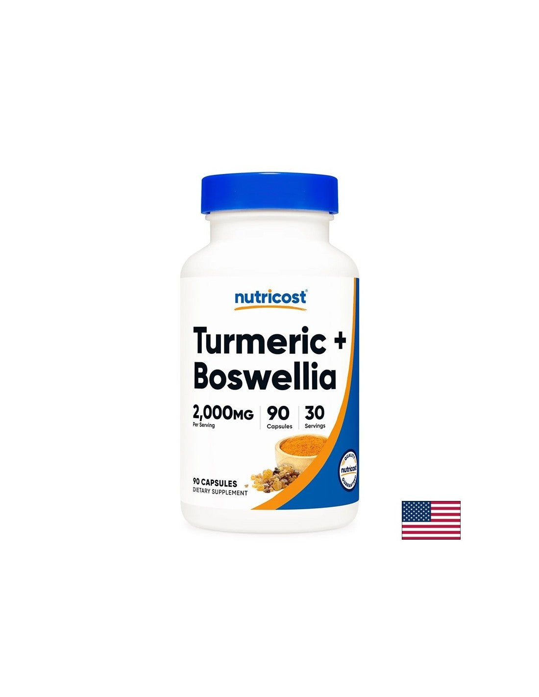 Куркума 1000 mg + Босвелия 1000 mg – По-здрави и подвижни стави, 90 капсули - Feel You