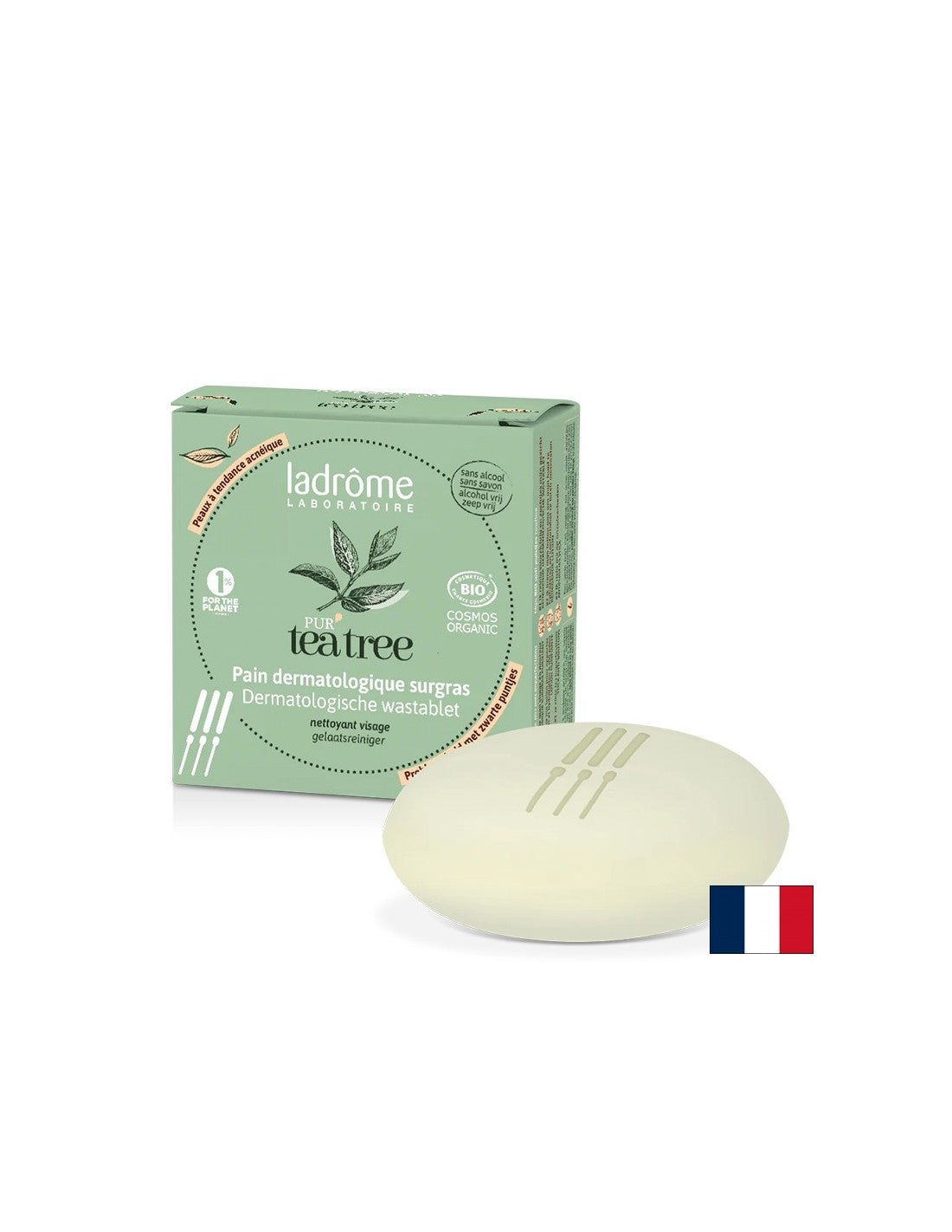 Сапун с масло от чаено дърво и зелена глина – за лице и тяло - Антибактериален и противогъбичен ефект, 105 g - Feel You