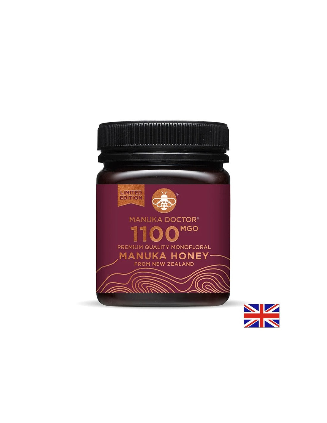 Монофлорен мед от манука 1100 MGO - Manuka Doctor, 250 g - Feel You