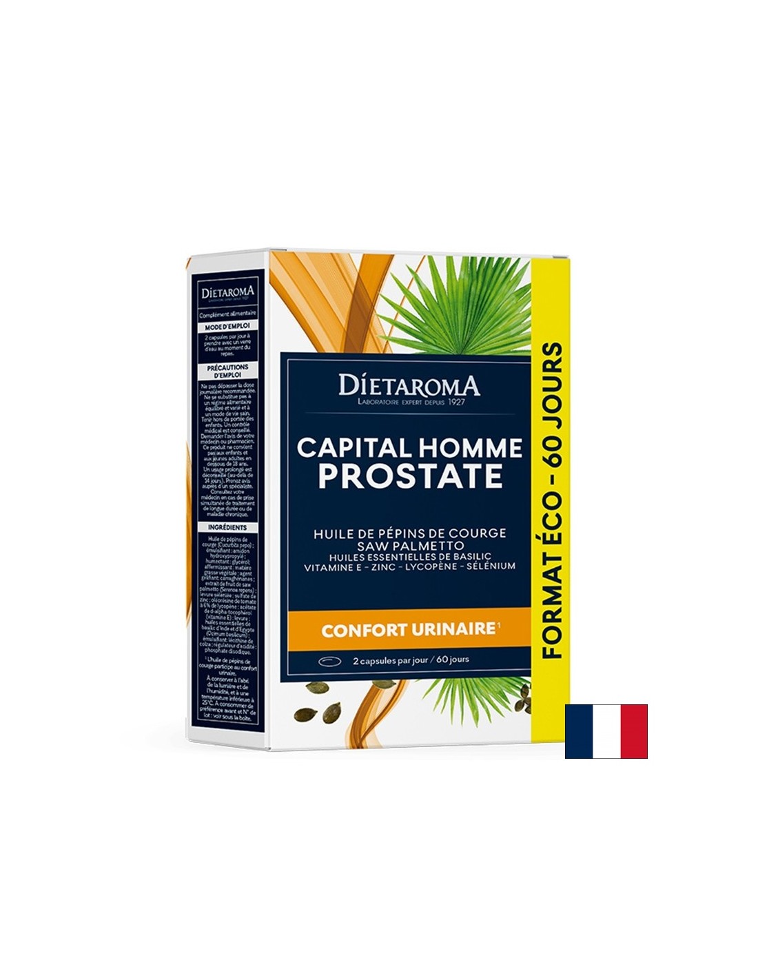 Тиквено масло + Сао Палмето + Ликопен – За здрава простата, 120 капсули - Feel You