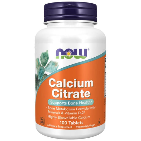 Calcium Citrate with Minerals & Vitamin D-2 300 mg - 100 Таблетки - Feel You