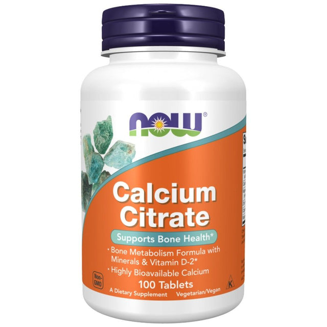 Calcium Citrate with Minerals & Vitamin D-2 300 mg - 100 Таблетки - Feel You