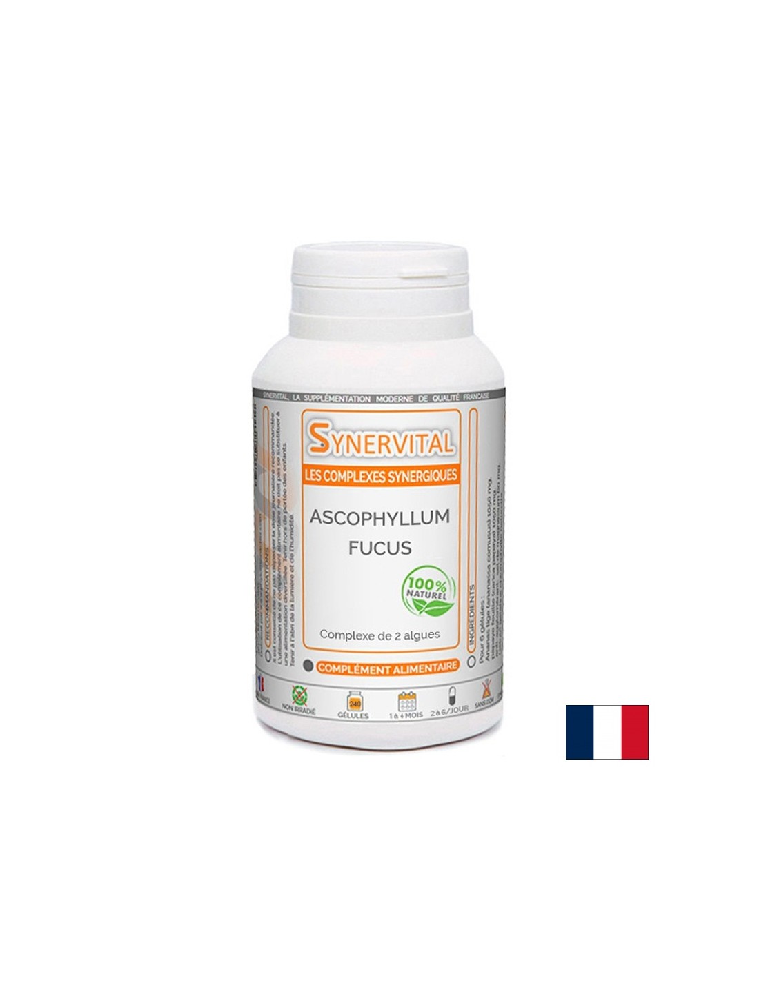 Отслабване и щитовидна жлеза - Фукус (кафяви водорасли) 146 mg, 60 капсули - Feel You