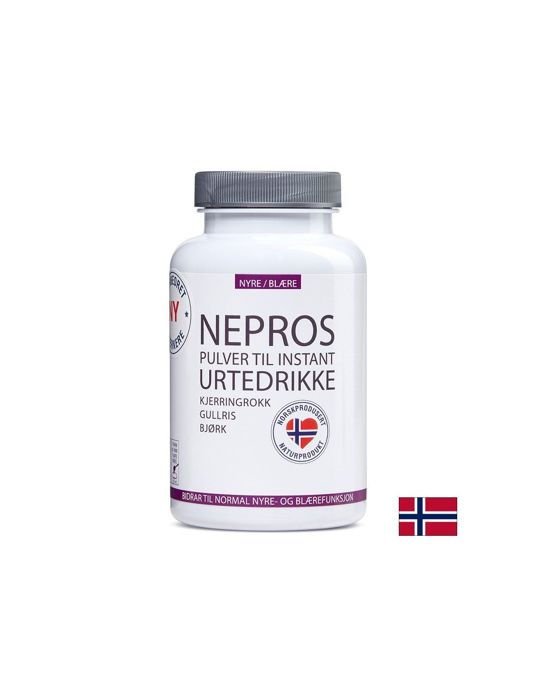 Билки за здрави бъбреци - Формула с полски хвощ, златна пръчица и бяла бреза, 150 g, прах с аромат на ягода - Feel You