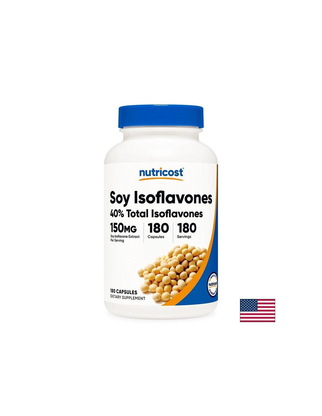 Соя изофлавони – При менопауза и хормонални промени, 150 mg, 180 капсули - Feel You