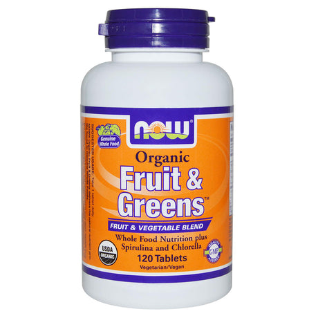 Fruit & Greens (Organic) - 120 Таблетки - Feel You