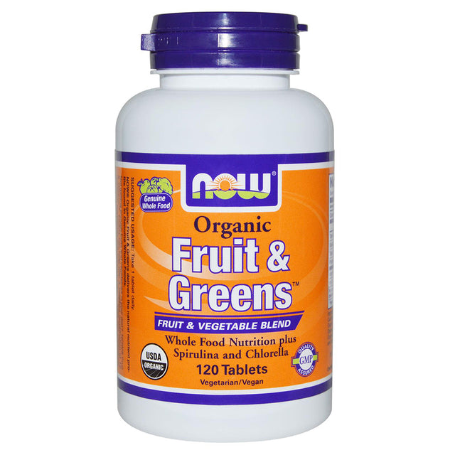 Fruit & Greens (Organic) - 120 Таблетки - Feel You