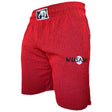 Спортни къси панталони - Червени райе / Training Shorts - Red - Feel You