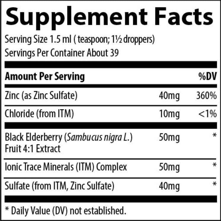 Elderberry + Ionic Zinc - 59 мл - Feel You