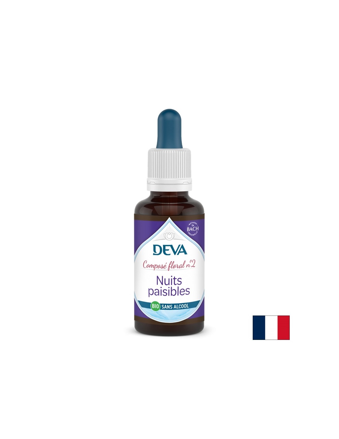 Спокойни нощи, флорални есенции, капки по метода на Бах № 2 (без алкохол), 30 ml - Feel You