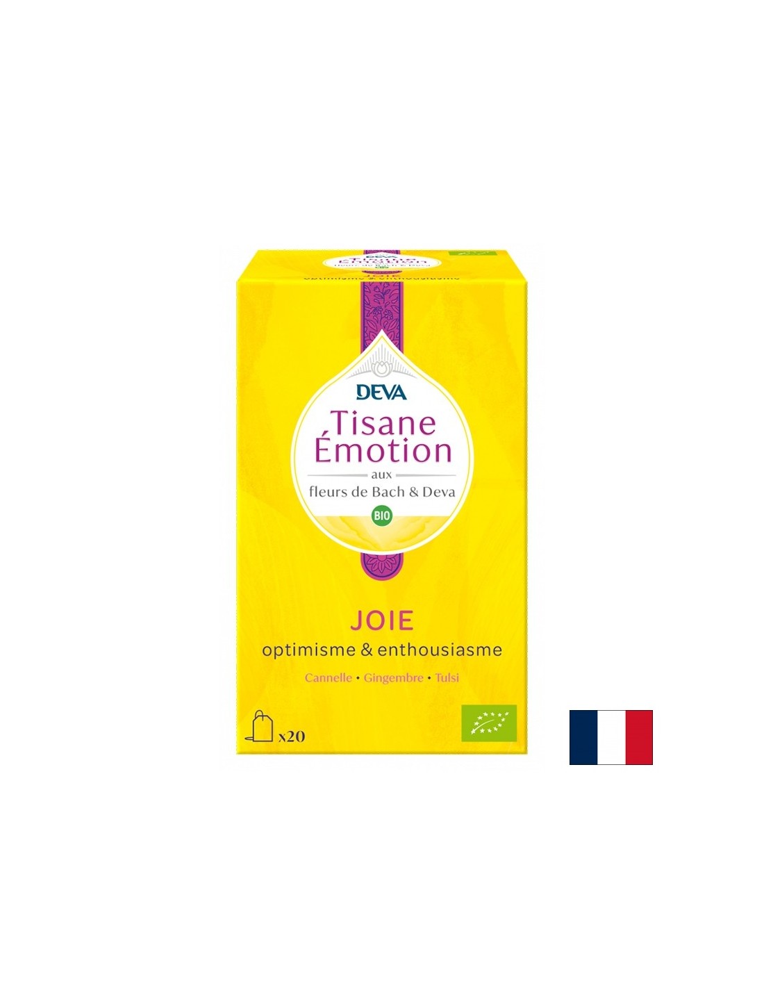 Билков чай „Радост“ (с флорални еликсири по метода на д-р Бах), 20 филтърни пакетчета - Feel You