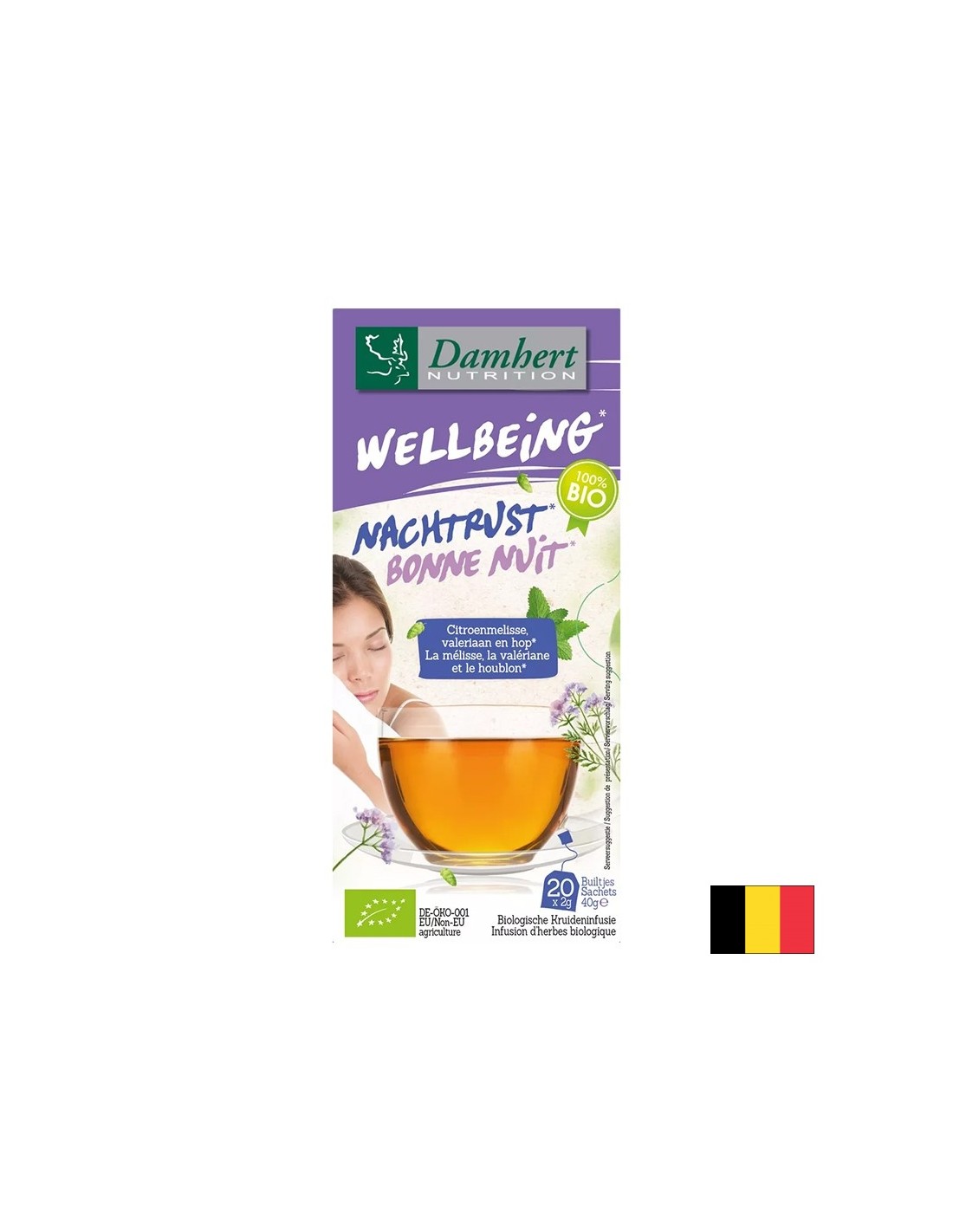 Билков чай за спокоен сън, БИО, 20 филтърни пакетчета - Feel You