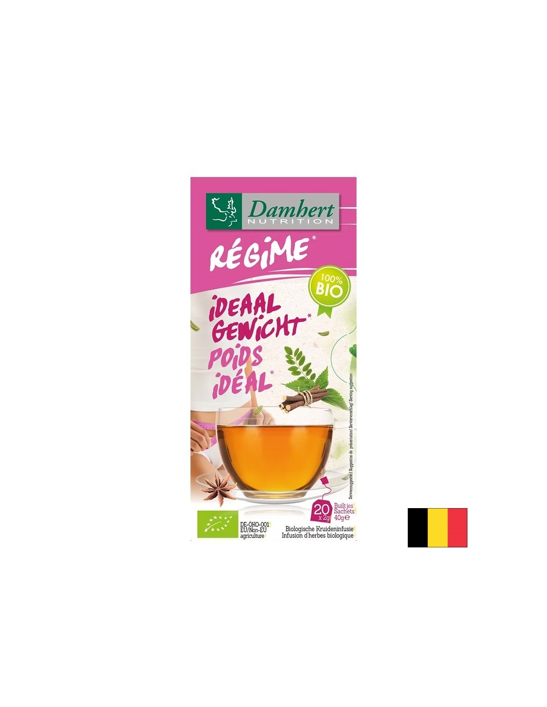 Чай за балансирано тегло БИО, 20 филтърни пакетчета - Feel You