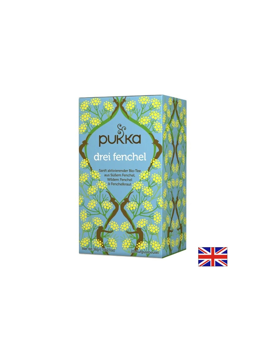 Чай с копър Био, 20 филтърни пакетчета - Feel You