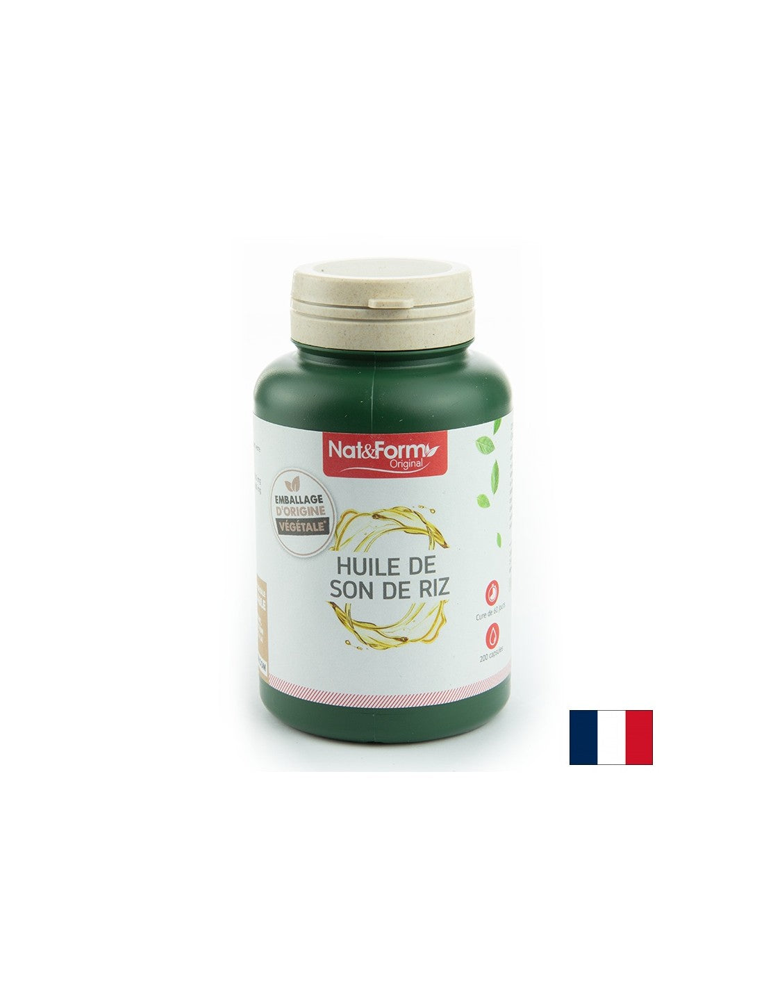 Висок холестерол - Масло от оризови трици, 200 капсули - Feel You