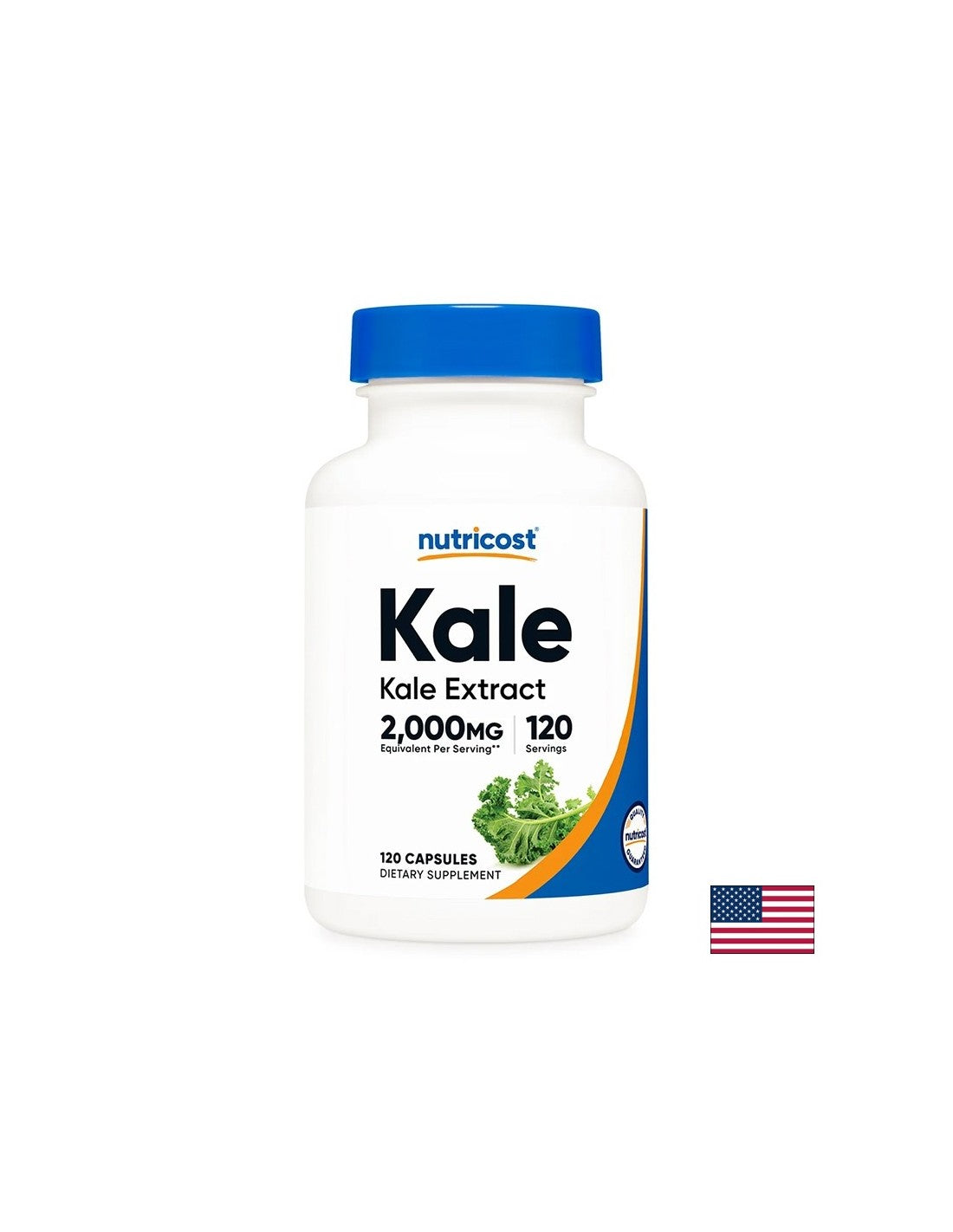 Кейл (къдраво зеле) – За клетъчна защита от оксидативен стрес, 200 mg, 120 капсули - Feel You