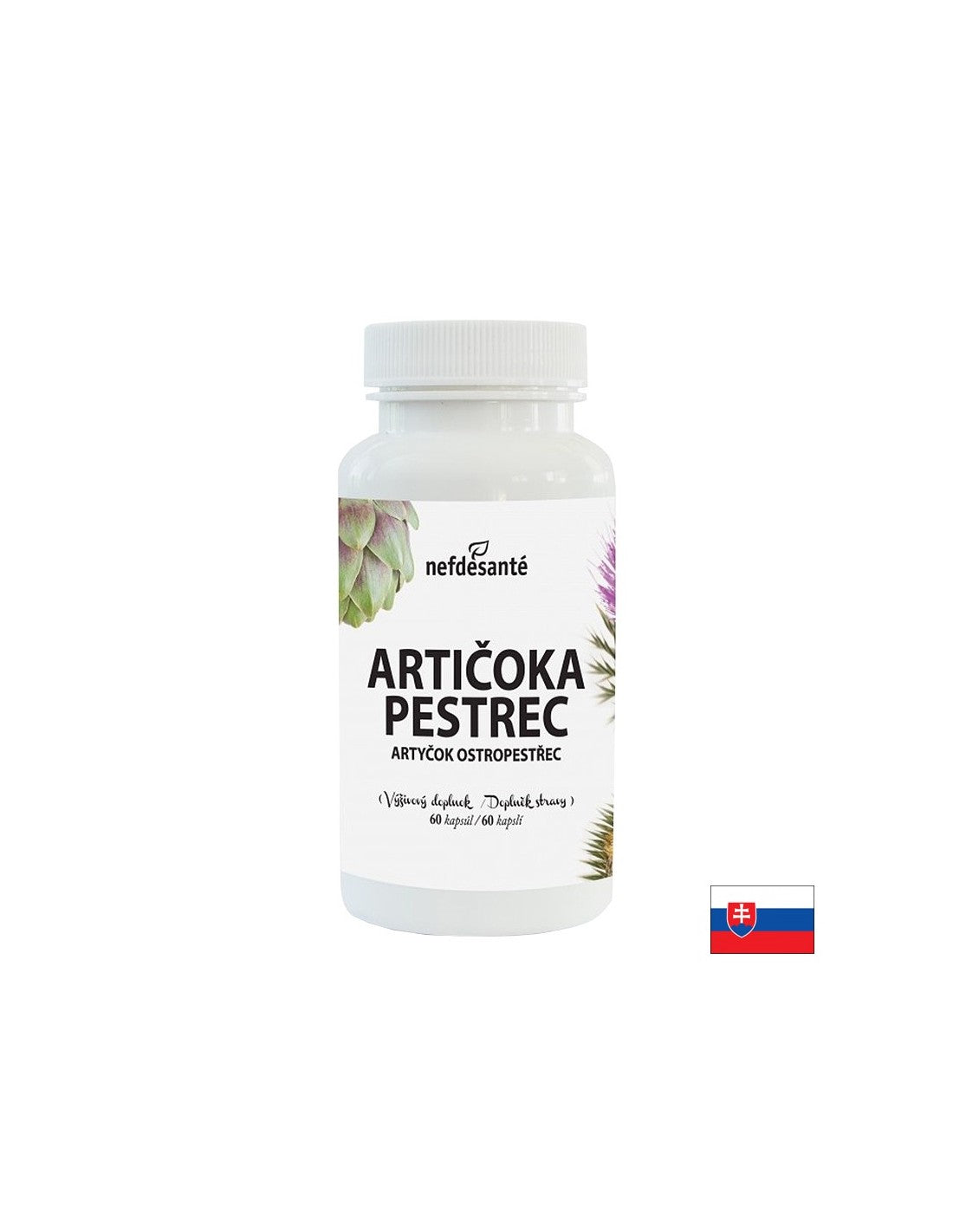 Артишок 200 mg + Бял трън 187.5 mg – Черен дроб и жлъчка, 60 капсули - Feel You