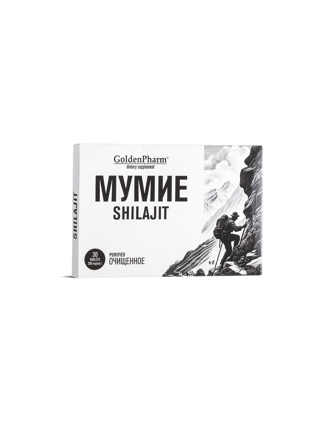 Мумио (шилажит) – Тонус и енергия, 200 mg, 30 таблетки - Feel You