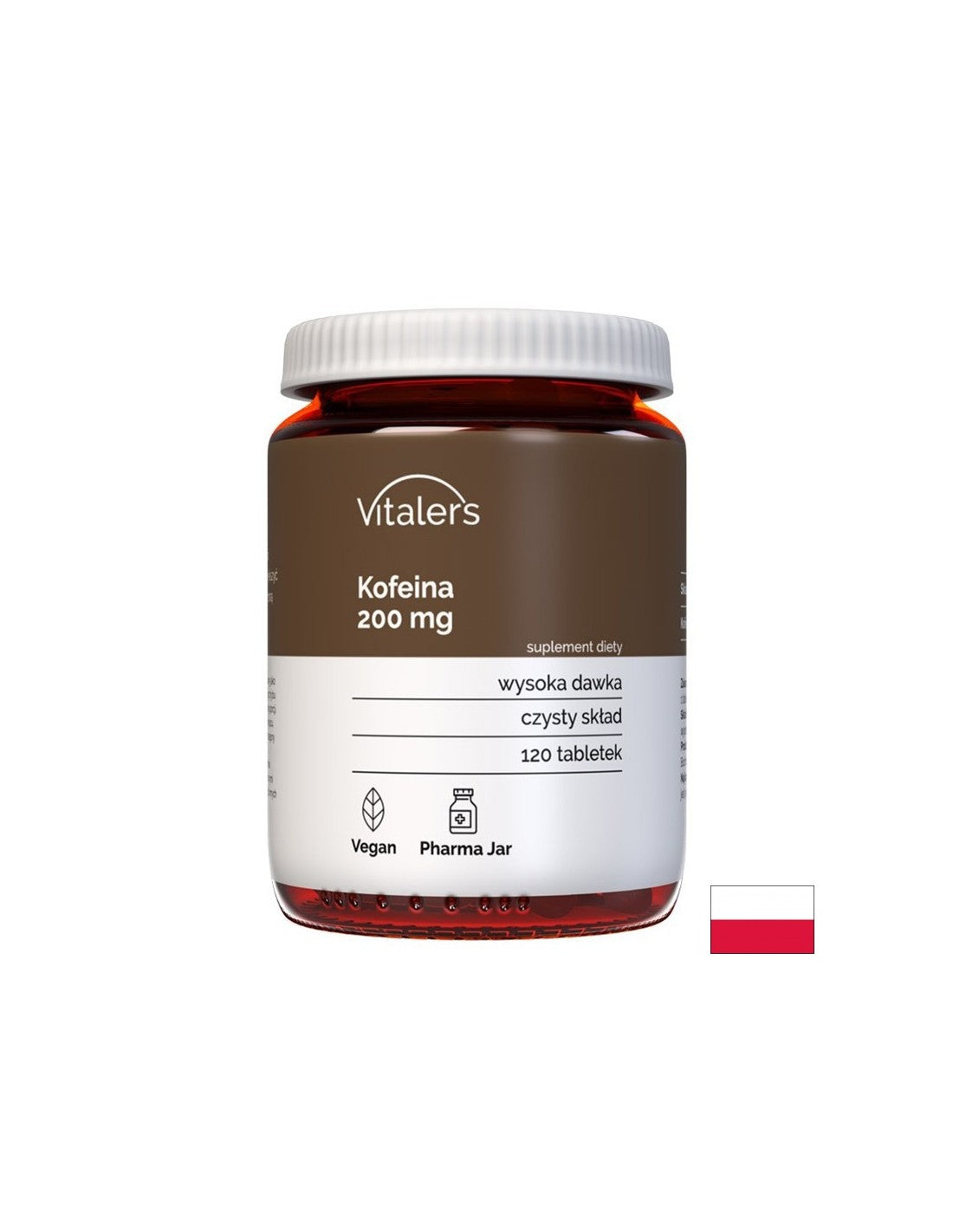 Стимулира енергията и мозъчната функция - Кофеин, 200 mg x 120 таблетки - Feel You