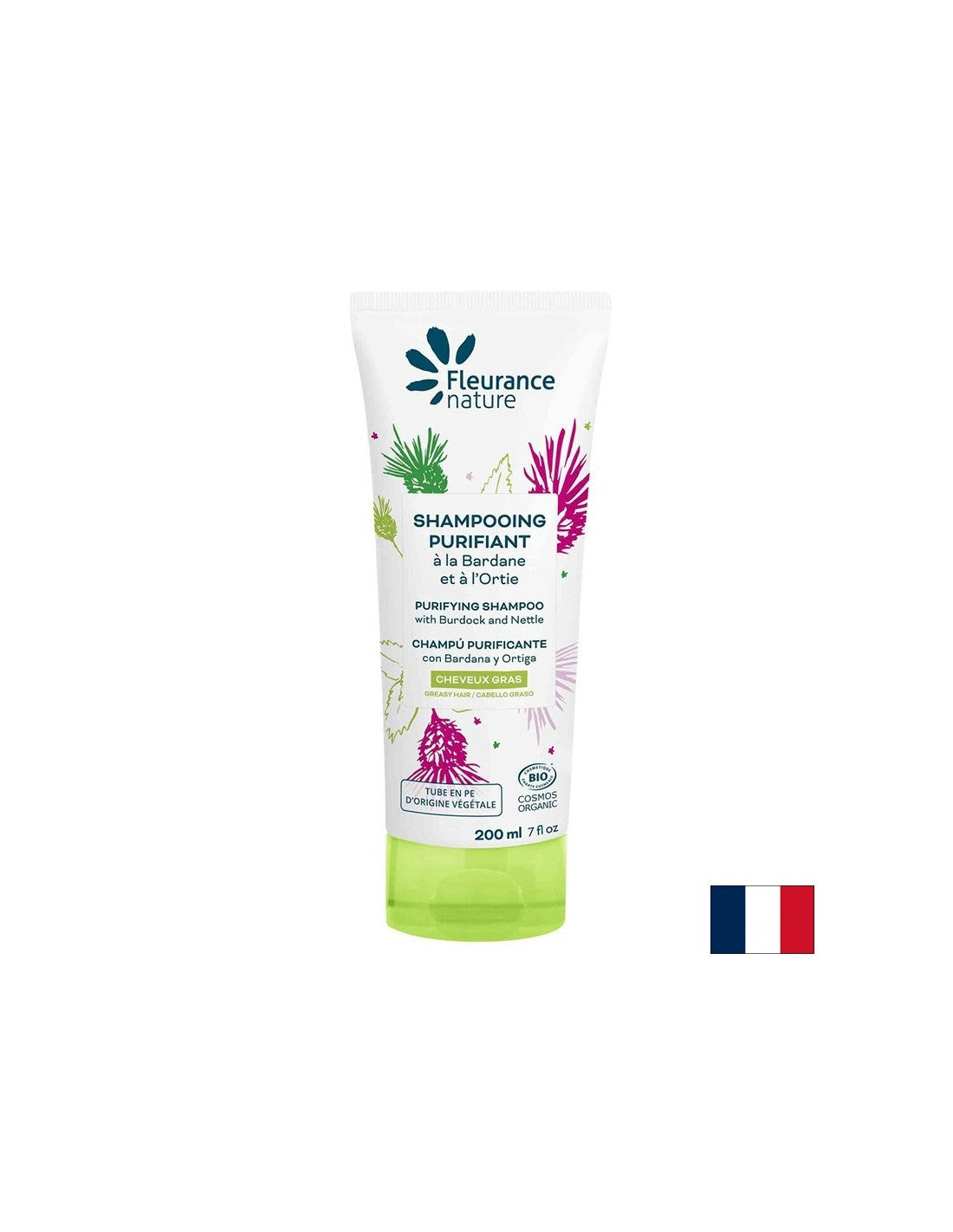 Шампоан с Алое Вера, Хинап, Репей, Коприва Био, 200 ml Fleurance Nature - Feel You