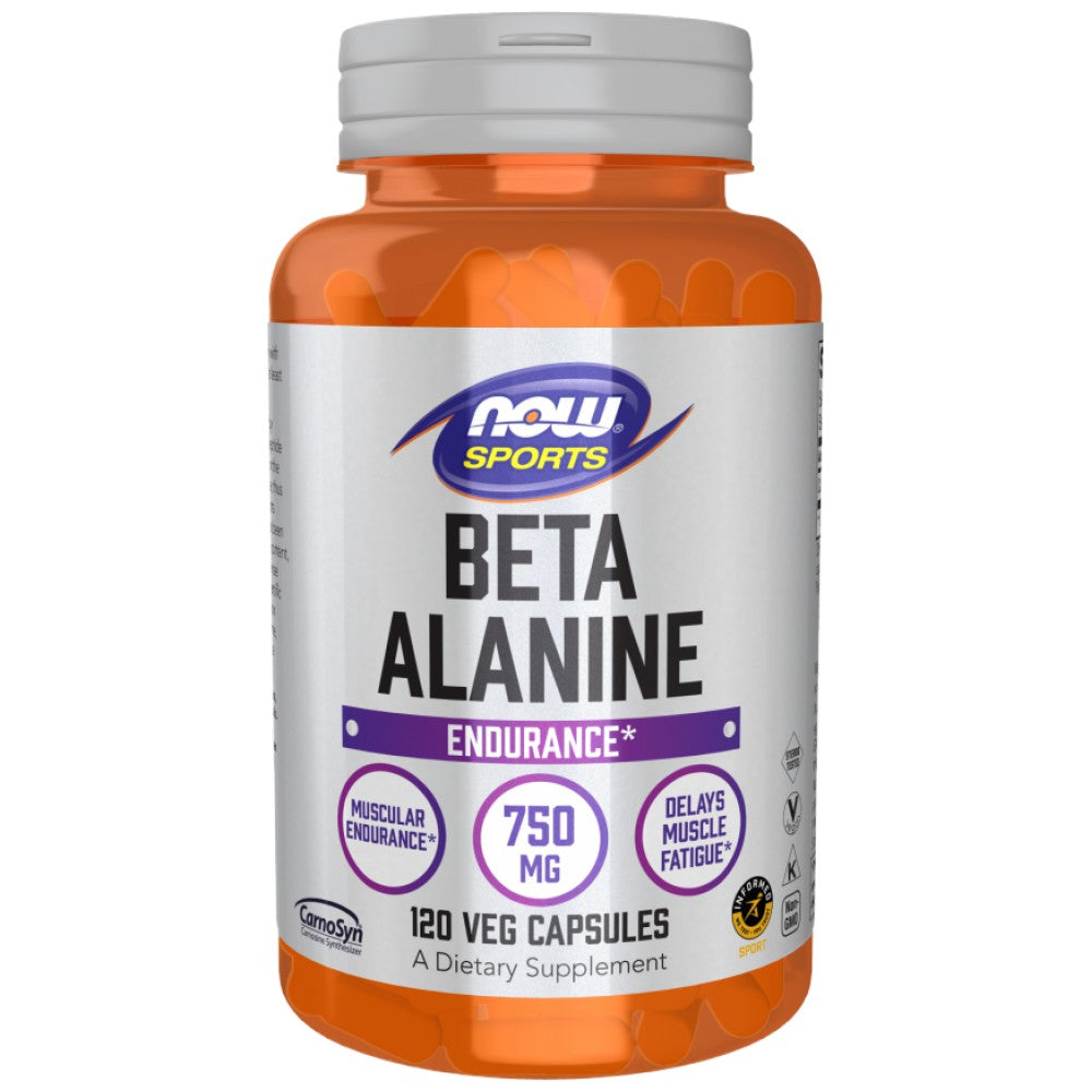 Beta-Alanine 750 mg | CarnoSyn® - 120 капсули - Feel You