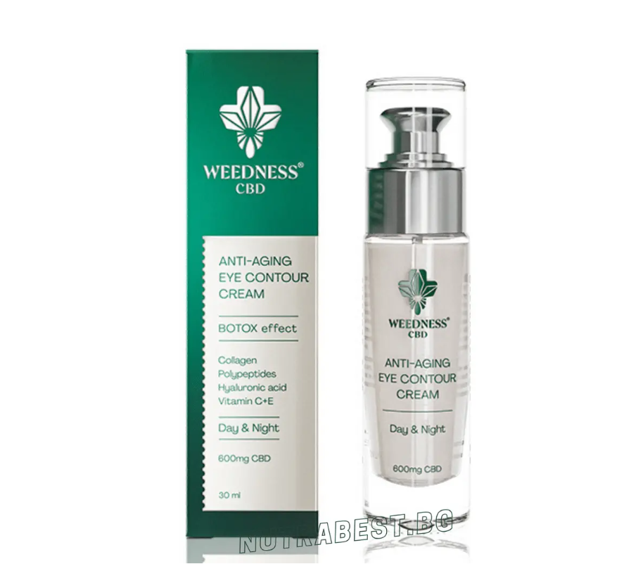 Околоочен контур против стареене с ботокс ефект 24ч| 600mg СБД (30ml) - Feel You