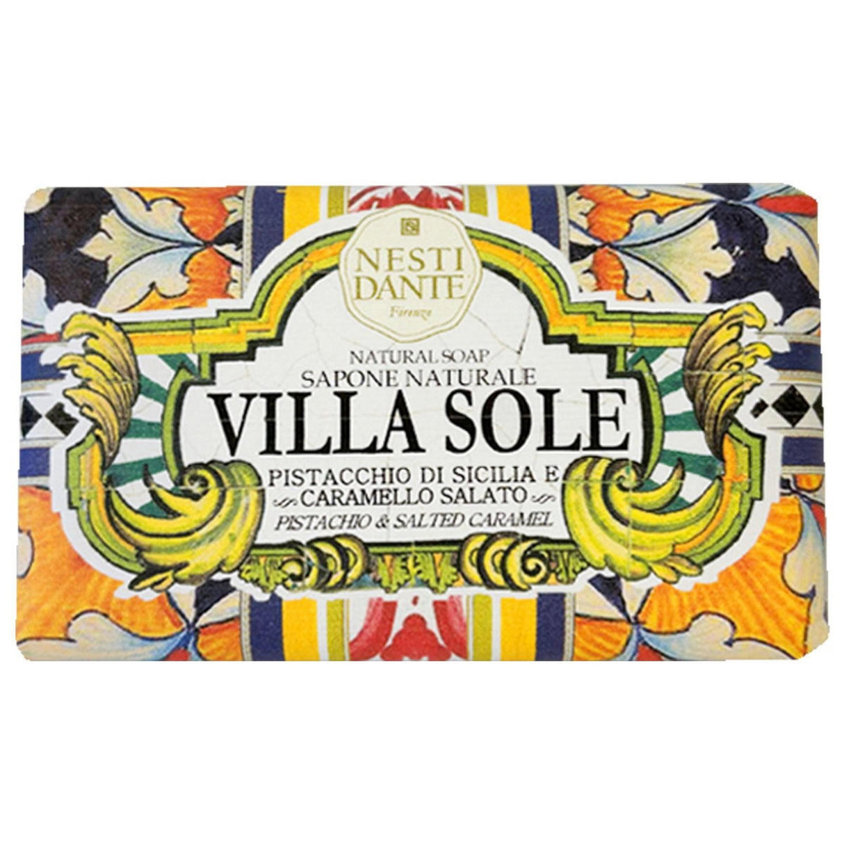 Nesti Dante, Villa Sole, Cleansing & Hydrating, Sicilian Pistachio & Salted Caramel, Scented Soap Bar , 250 g
