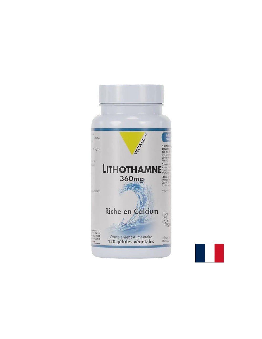 Литотамниум (червени водорасли, богати на калций) – За кости и зъби, 2160 mg, 120 веган капсули - Feel You