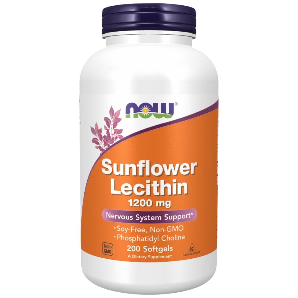 Sunflower Lecithin 1200 mg - 200 Гел капсули - Feel You